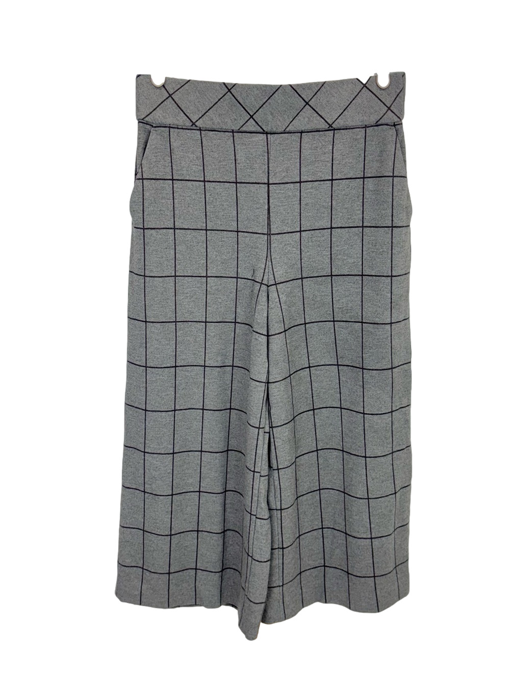 Camber & Grace grey checked palazzo pants